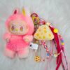 Vinyl plush pull cloth big head bag hanging + miu bag hanging key chain