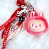 Vinyl plush pull cloth big head bag hanging + miu bag hanging key chain